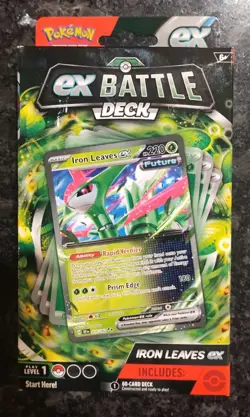 Pokemon EX Battle Deck Iron Leaves Ex Factory Sealed - Image 1