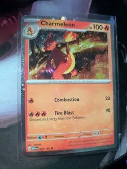 Pokemon TCG Charmeleon Scarlet & Violet Cosmos Holo-151 005/165 (With Swirl) - Image 1