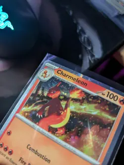 Pokemon TCG Charmeleon Scarlet & Violet Cosmos Holo-151 005/165 (With Swirl) - Image 2
