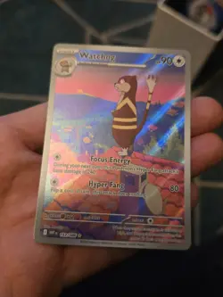Pokemon TCG Watchog 153/086 Illustration Rare - S&V White Flare Set - Near Mint - Image 2