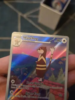 Pokemon TCG Watchog 153/086 Illustration Rare - S&V White Flare Set - Near Mint - Image 3