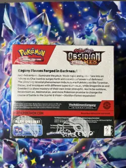 Pokemon TCG Scarlet & Violet - Obsidian Flames Booster Box - 36 Packs - Image 2