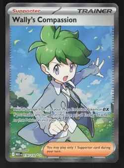 Wally's Compassion 176/132 Pokemon TCG ME01: Mega Evolution NM - Image 1