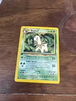 Pokemon TCG Bayleef 28/111 Neo Genesis 1st Edition Non-Holo Regular NM - Image 1