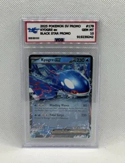 Pokemon Karte | Kyogre ex SVP178 | Promos | English | Mint - VCG 10 - NO PSA/BGS - Image 1