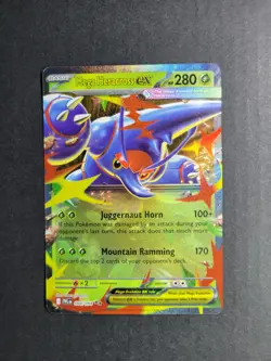 Mega Heracross Ex 4/94 Pokemon TCG ME Phantasmal Flames Double Rare Holo NM - Image 2
