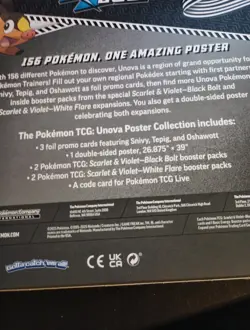 Pokemon TCG: Black Bolt & White Flare - Unova Poster Collection - Image 3
