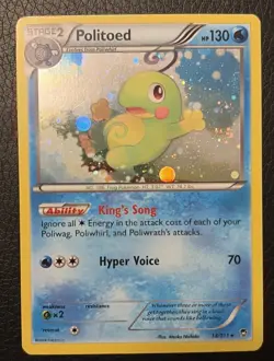 Pokemon TCG - Politoed - 18/111 - Alternate Holo - XY: Furious Fists [Near Mint] - Image 1