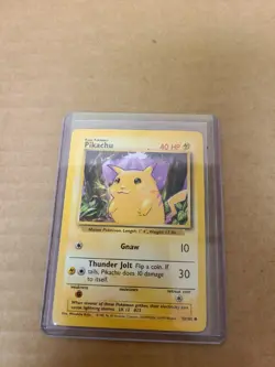 1999 Pokemon Pikachu Yellow Cheeks 58/102 Base Set - Image 2