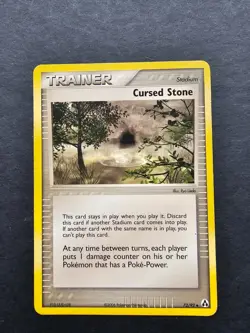 Pokemon Cursed Stone 72/92 EX Legend Maker Uncommon 2006 Vintage MP - Image 1