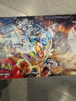 New Sealed Pokemon TCG Stellar Crown Booster Box (slight tear) w/ Acrylic Case - Image 4