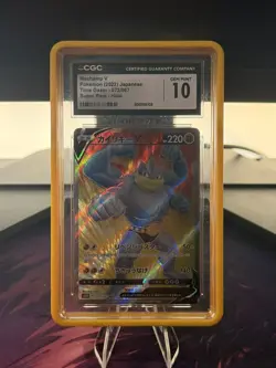 CGC 10 GEM MINT Japanese Pokemon 2022 Machamp V 072/067 Time Gazer - Image 1