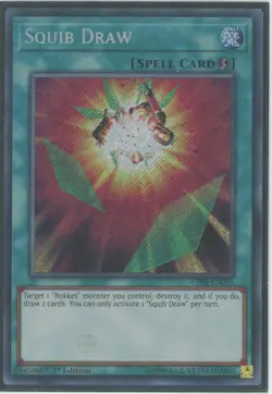 Yugioh Squib Draw CIBR-EN055 Secret Rare 1stEdition NM - Image 1