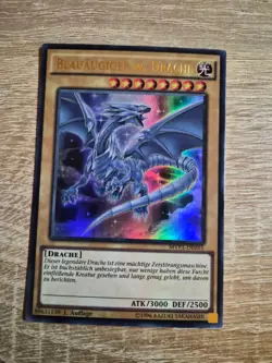 YuGiOh - Blauaugiger W. Drache - MVP1-DE055 - 1.Auflage - Near Mint - Ultra Rare - Image 1