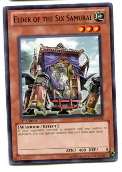 Yu-Gi-Oh! Elder of the Six Samurai Common englisch EXVC-EN028 Altester der Sechs - Image 1