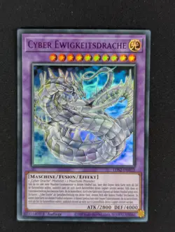 Cyber Ewigkeitsdrache LDS2-DE033 Lila Ultra Rare Deutsch NM YUGIOH - Image 1