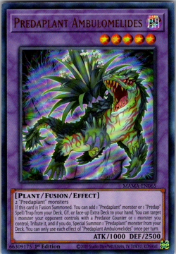 Predaplant Ambulomelides - MAMA-EN065 - NM - Ultra Rare - 1st ed - Yugioh - Image 1