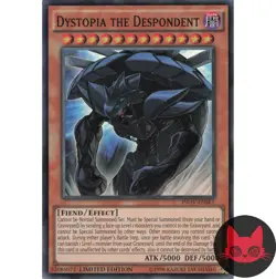 Yugioh Dystopia the Despondent INOV-ENSE1 Super Rare Limited Edition NM - Image 1