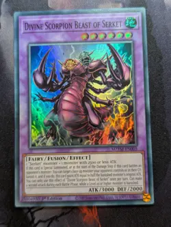 Divine Scorpion Beast of Serket MZTM-EN005 Super Rare 1st Edition YuGiOh TCG - Image 1