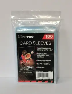 100 Ultra Pro Soft Sleeves Standard Size (NEW) Clear & PVC/Acid free Yu-Gi-Oh! - Image 1