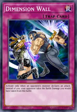 Yugioh RA04-EN127 - Dimension Wall - Platinum Secret Rare - Image 1