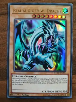 Yu-Gi-Oh! LCKC-DE001 Blauaugiger W. Drache NM 1st Edition - Image 1
