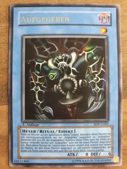 Yu-Gi-Oh! SDP-G001 Aufgegeben Ultra Rare NM 1st Ed - Image 1