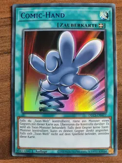 Yu-Gi-Oh! DLCS-DE077 Comic-Hand Ultra Rare, NM, DE 1st Edition - Image 1
