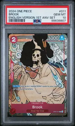 Brook (English Version 1st Anniversary Set) ST01-011 One Piece Promo - Image 1