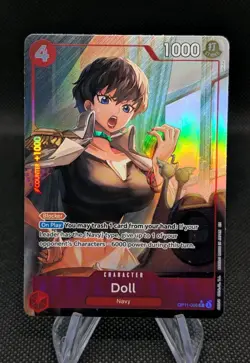 One Piece A Fist of Divine Speed Doll (Alternate Art) OP11-008 2025 - Image 1