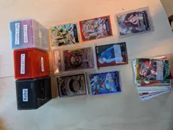 One Piece TCG Lot Of 4 Decks And Some Bulk *See Description* - Image 1