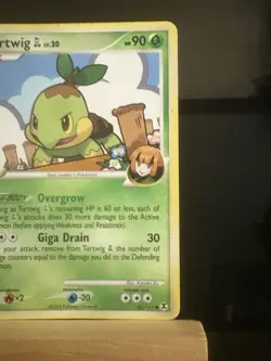 TURTWIG GL 85/111 Rising Rivals HP - Regular Common - Pokemon TCG Card - Image 3