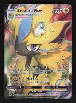 Zeraora VMAX GG42/GG70 Pokemon Crown Zenith Holo Full Art Card - Image 1