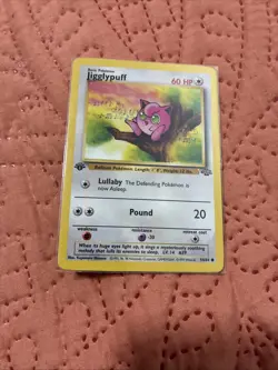 Pokemon TCG Jigglypuff 1st Edition Jungle Card 54/64 Regular Common Mint - Image 2