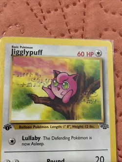 Pokemon TCG Jigglypuff 1st Edition Jungle Card 54/64 Regular Common Mint - Image 4
