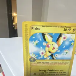 Pokemon Pichu Expedition Base Set Rare 58/165 30 HP English TCG Card 2002 - Image 2