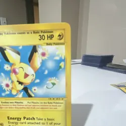 Pokemon Pichu Expedition Base Set Rare 58/165 30 HP English TCG Card 2002 - Image 3