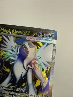 Pokemon Me01: Mega Evolution Holo Card Absol EX 161/132 Ultra Rare NM Condition - Image 4