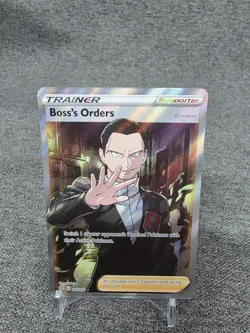 Pokemon TCG Boss's Orders Rebel Clash 2020 Full Art Trainer Card 189/192 - Image 1