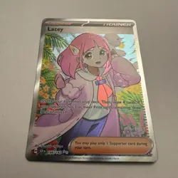 Pokemon Card TCG - Lacey 166/142 Ultra Rare Full Art Trainer Stellar Crown NM - Image 2