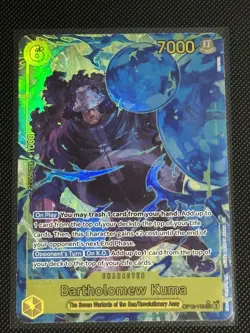 OP12-110 Bartholomew Kuma SEC and Alt Art AA One Piece Card Game English NM New - Image 5