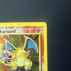 Charizard 4/130 Base Set 2 Vintage Pokemon Card Damaged - Image 3