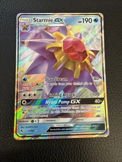 Pokemon TCG - Starmie GX 14/68 - Hidden Fates Sun & Moon Ultra Rare Card (NM) - Image 1