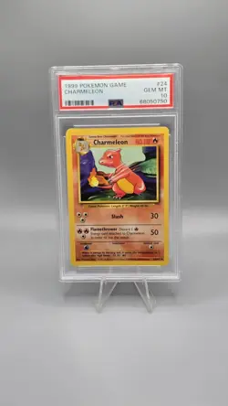 Pokemon Card Charmeleon 24/102 Regular PSA 10 WOTC Base Set GEM MINT - Image 1