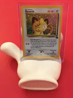 Pokemon TCG Meowth Black Star Promos Holo Card Wizards Black Star Promos 10 - Image 1
