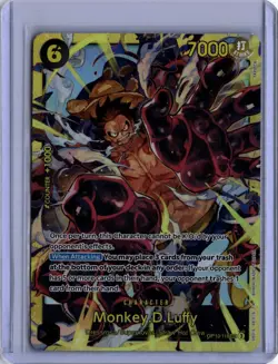 OP10-118 Monkey.D.Luffy SEC - One Piece TCG English Card Near-Mint Secret Rare - Image 1
