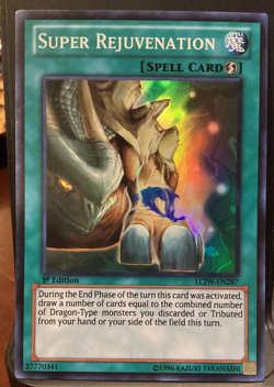 LCJW-EN287 Super Rejuvenation Super Rare 1st Edition LP Yugioh Card - Image 1
