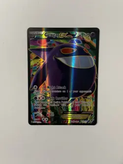 Pokemon Gengar EX Full Art Holo Card 114/119 - Image 1