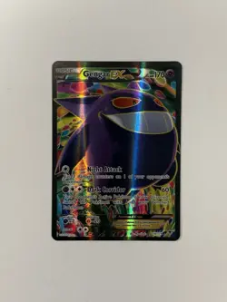 Pokemon Gengar EX Full Art Holo Card 114/119 - Image 3