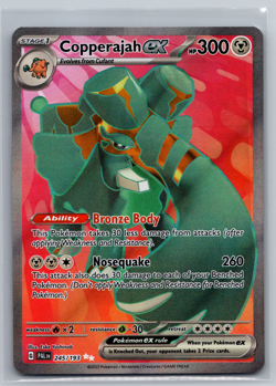 Copperajah ex 245/193 Paldea Evolved Full Art Ultra Rare Pokemon TCG Card NM - Image 1